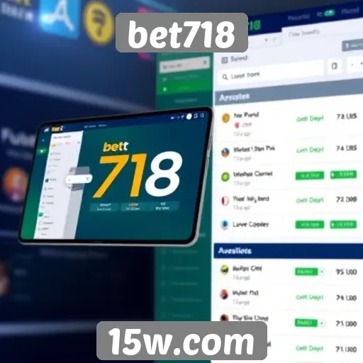 Experiência do usuário e interface do site bet718